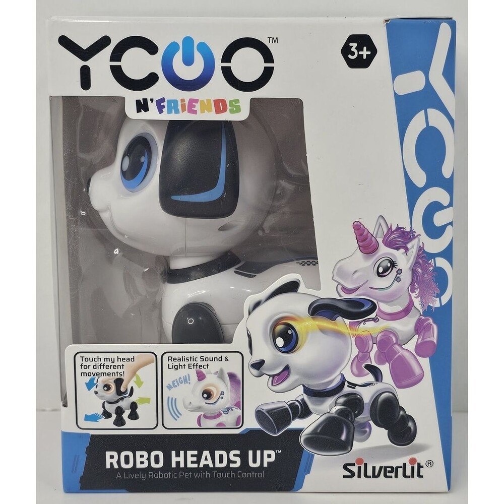 YCOO N'Friends Robo Heads Up Puppy - Lively Robotic Pet w/Touch Control‎